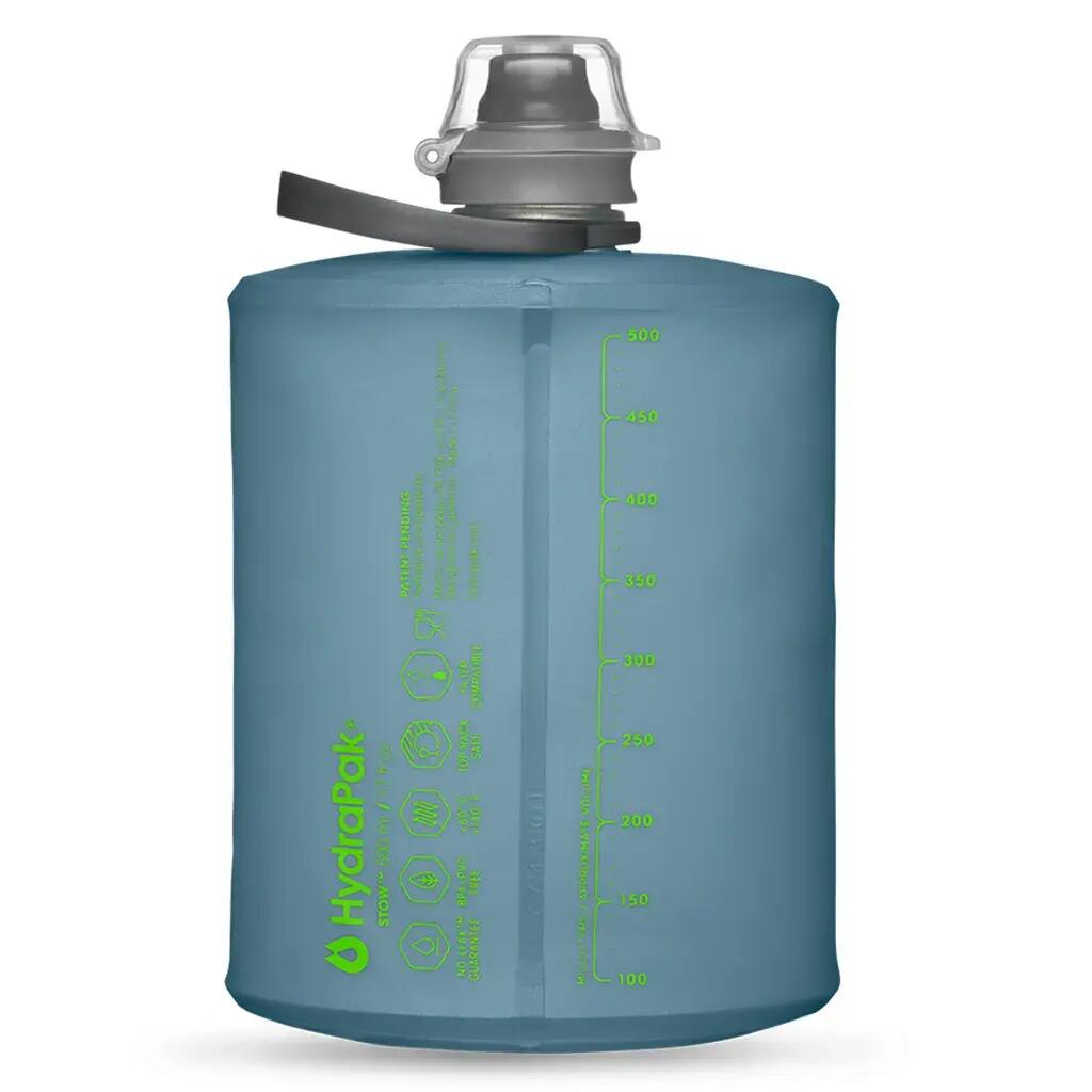 Hydrapak Stow Flexible Bottle-Tahoe Blue -  3