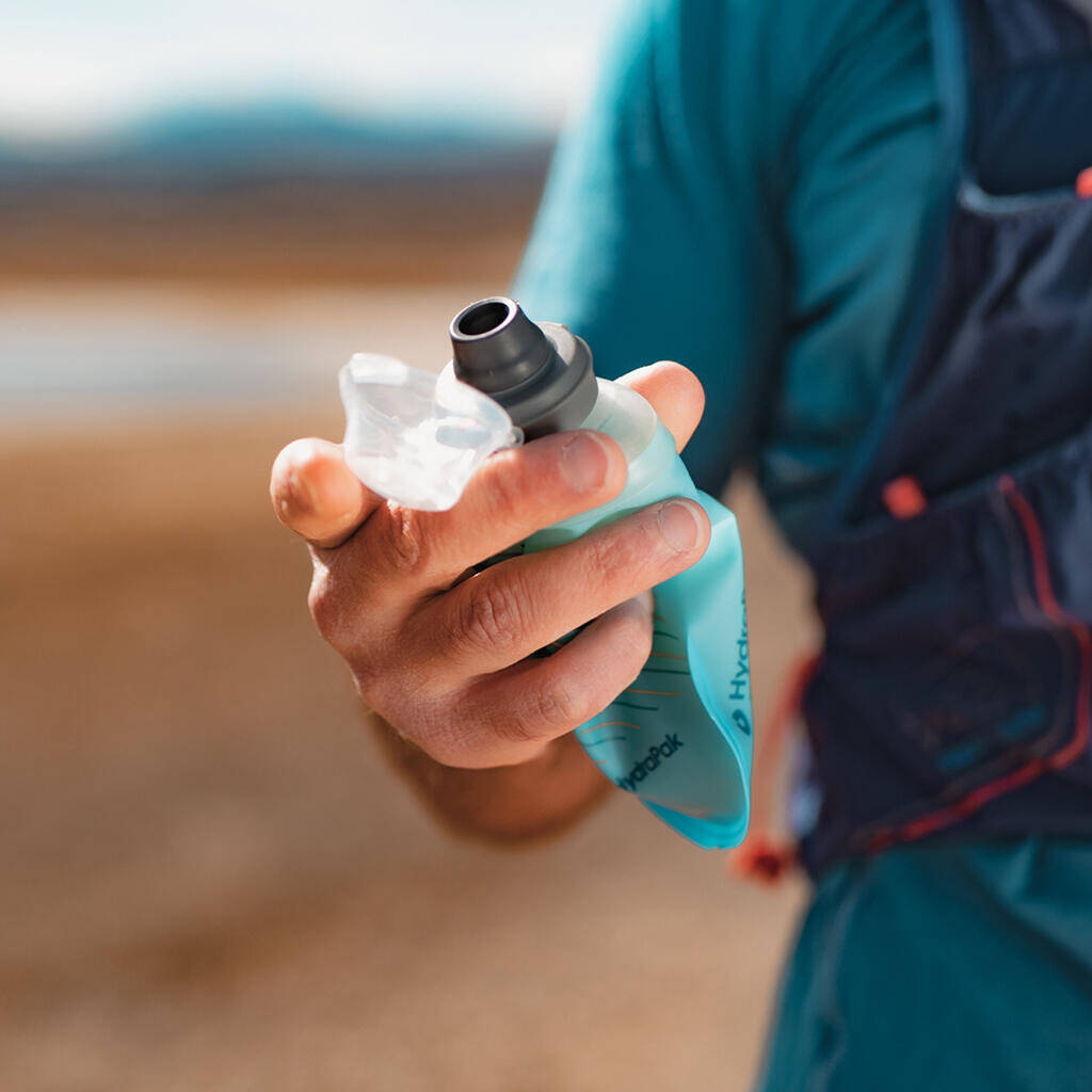 Hydrapak Softflask Foldable Bottle-Malibu Blue -  4