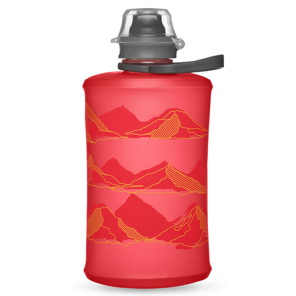 Hydrapak Stow Flexible Bottle-Mountain Edition-Redwood (350ML) -  1