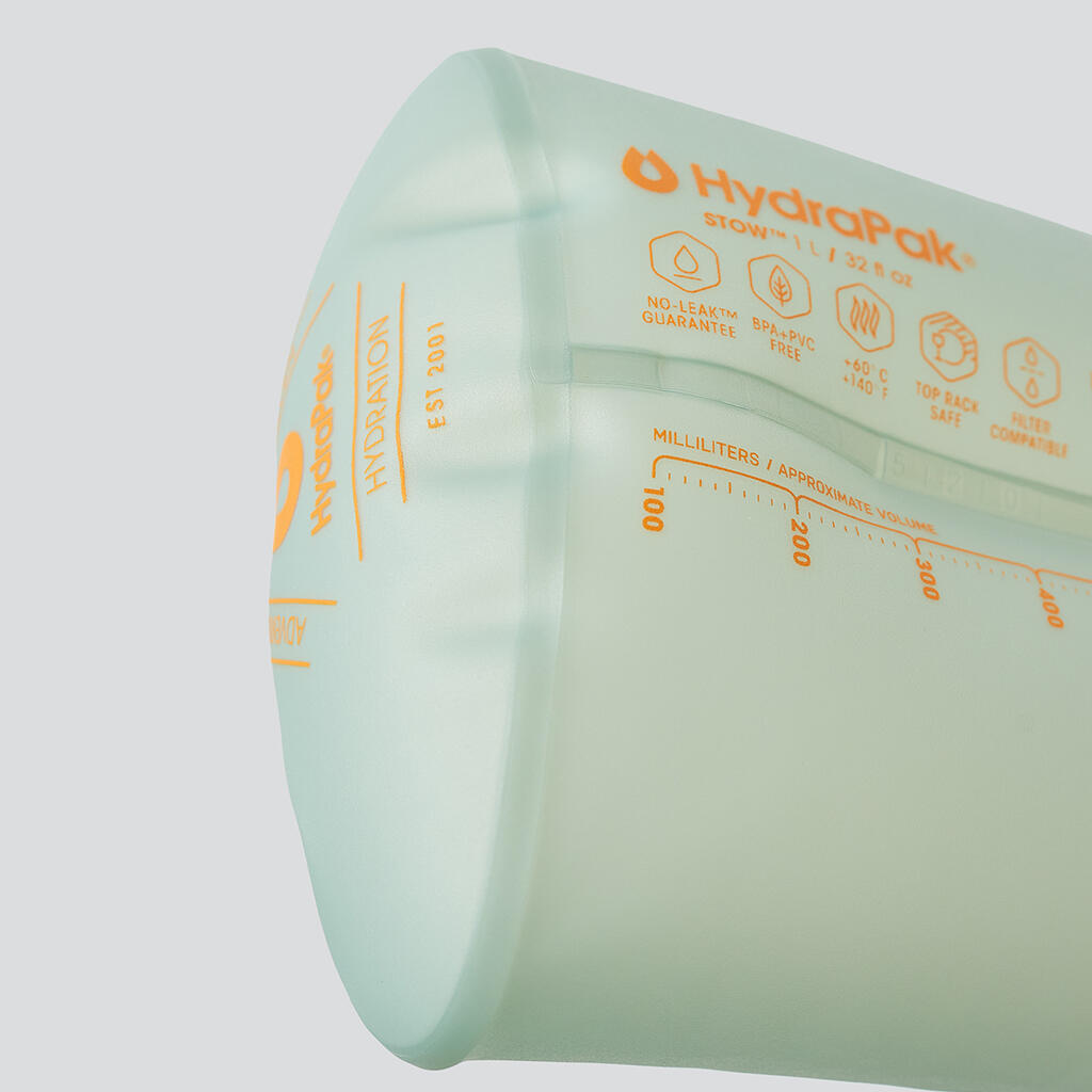 Hydrapak Stow Flexible Bottle-Sutro Green
