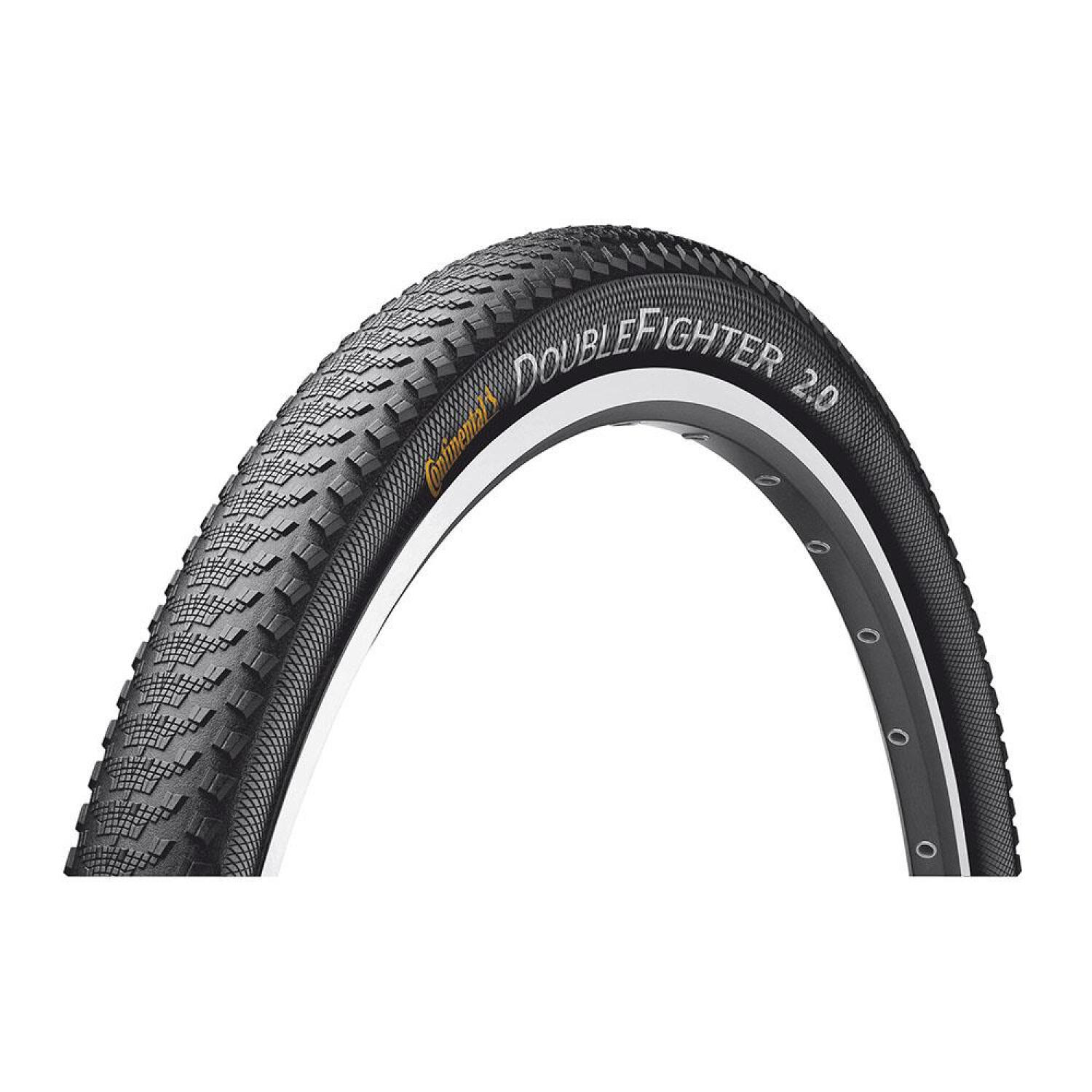 CONTINENTAL Continental 29-2.00 Buitenband Double Fighter III - Zwart