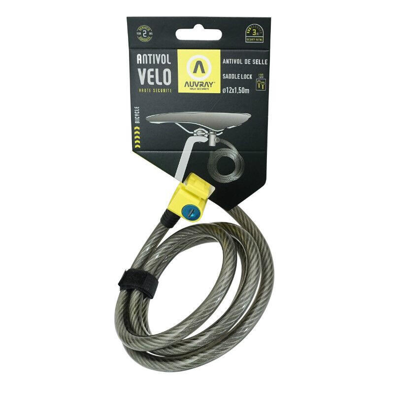 Antivol câble à clé pour selle et vélo Auvray S.Lock