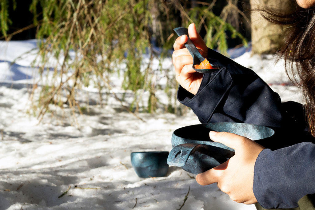 outdoorowy Kupilka 205 - Spork - Blueberry (niebieski) 2/4