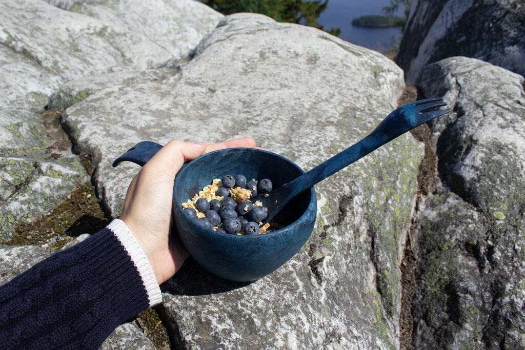 outdoorowy Kupilka 205 - Spork - Blueberry (niebieski) 4/4