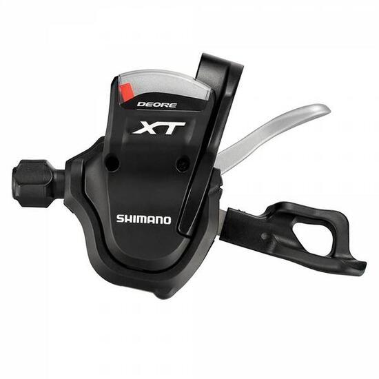 Controllo della velocità con la mano sinistra e mirino Shimano Deore XT SL-M780-