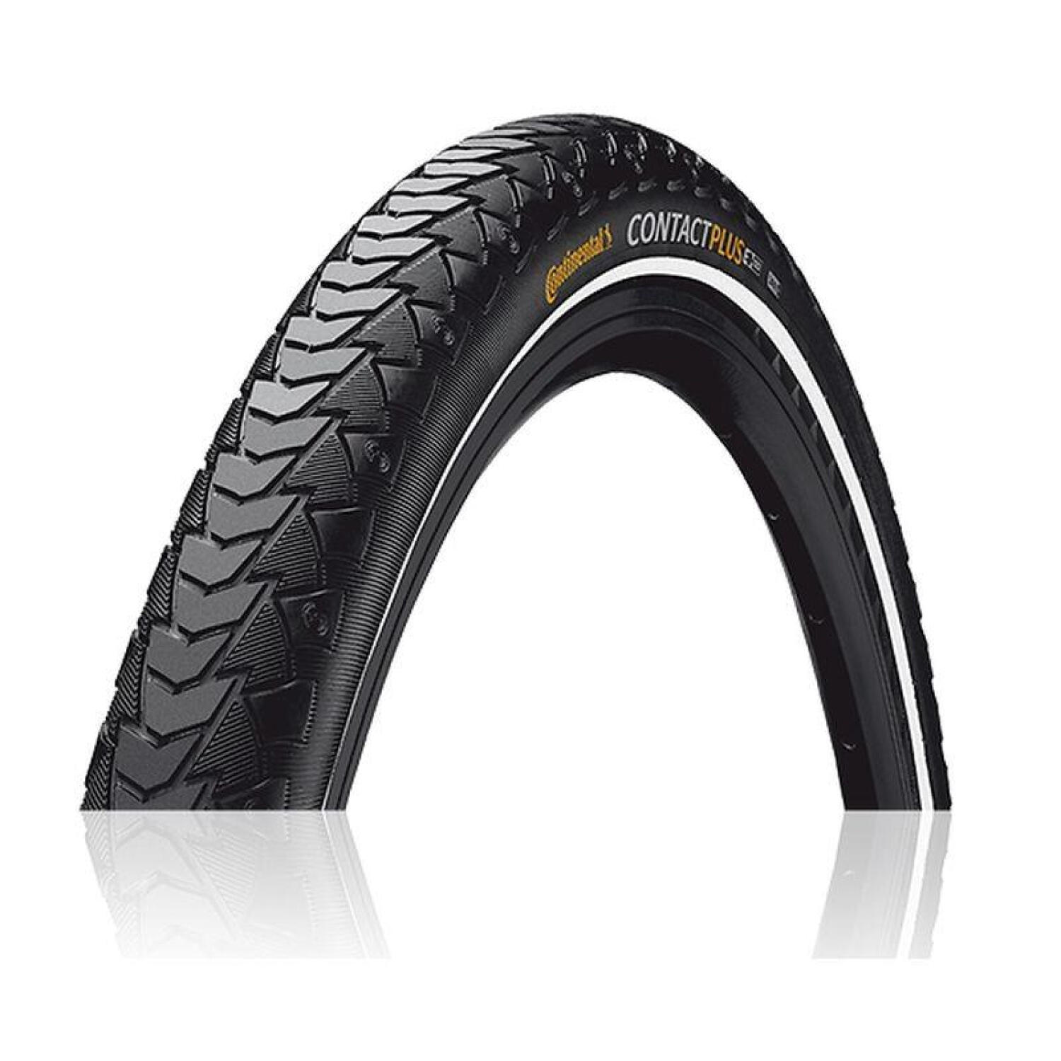 Opona Contact Plus 26 X 1,75 Czarna Z Odblaskiem