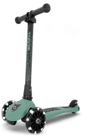 Hulajnoga składana ze świecącymi kółkami Scootandride Highwaykick 3 LED 3+ Kiwi
