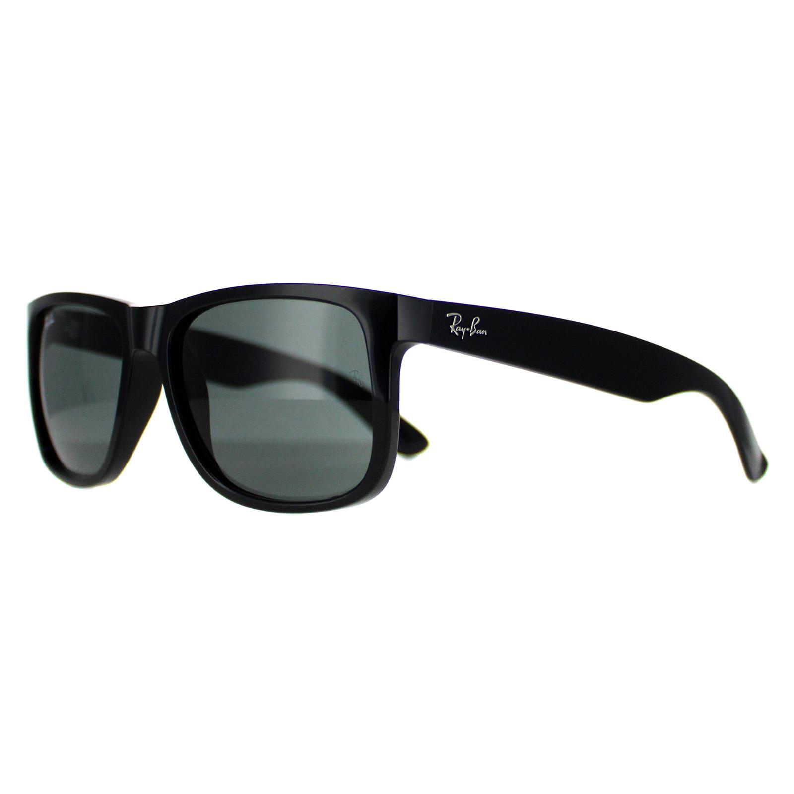 Ray-Ban Rectangle Mens Shiny Black Green Sunglasses RAY-BAN | Decathlon