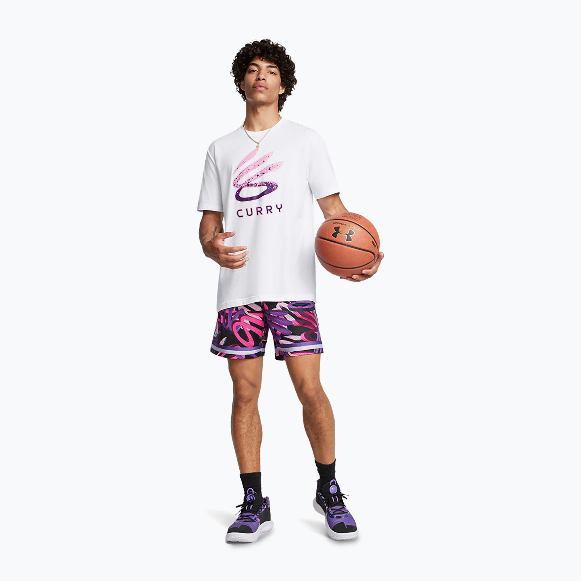 Under Armour Curry Logo Tendance T-Shirt Homme 2/5