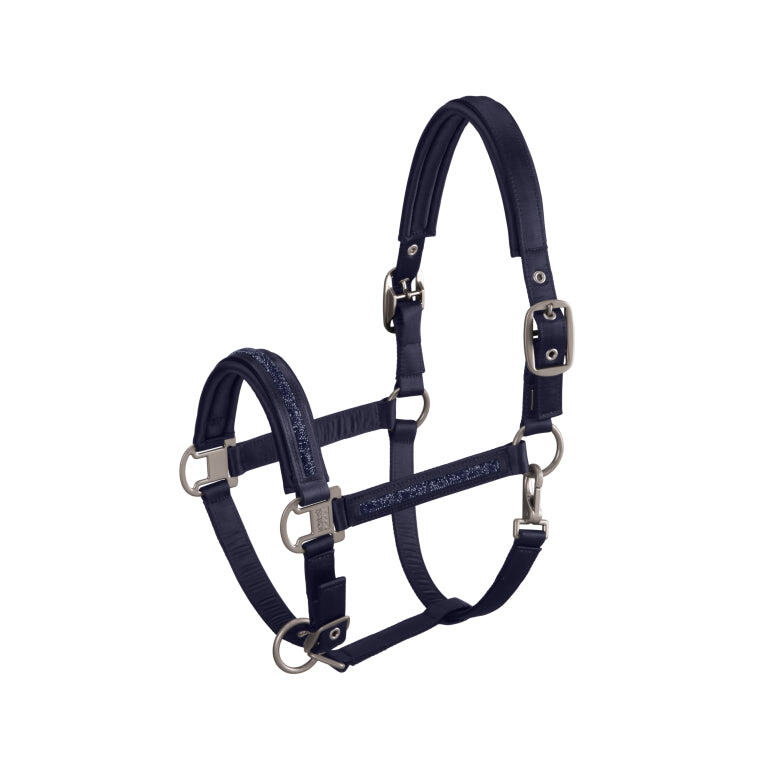 ESKADRON Eskadron Headcollar Mattgloss Jewel Doublepin Classic Sports 24 Blauw