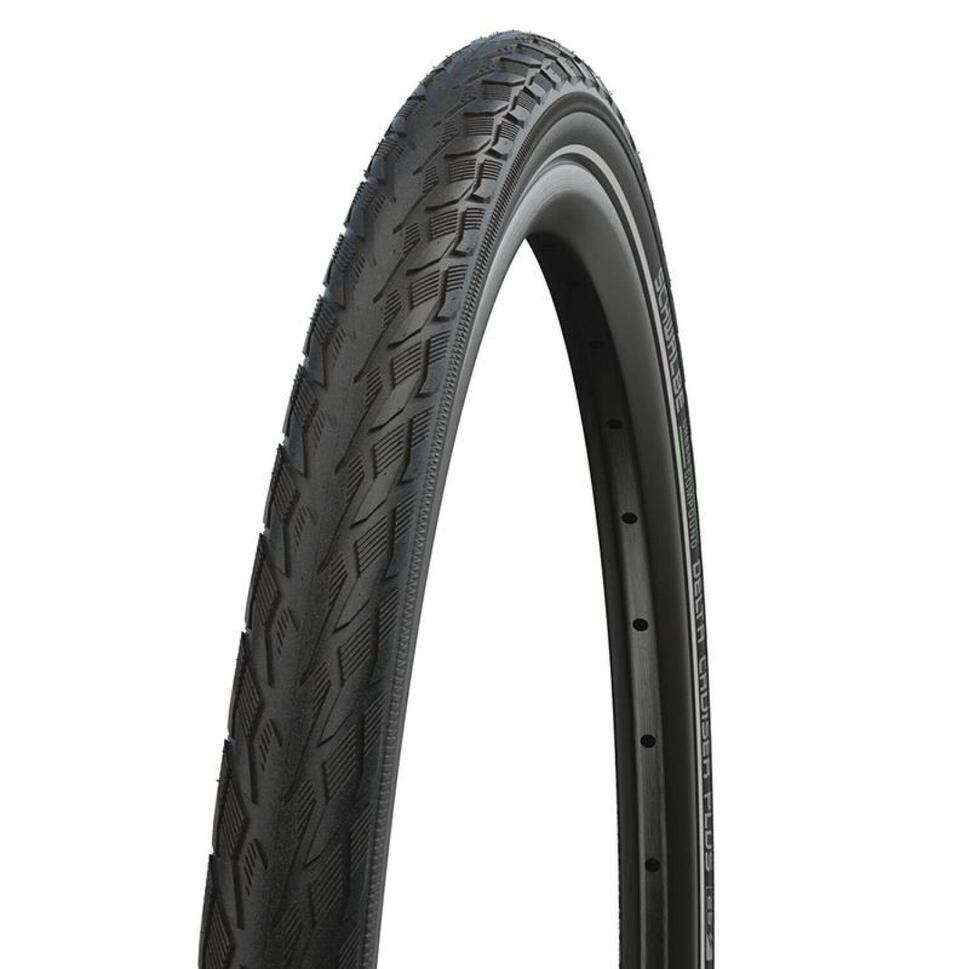 Opona 28"  Delta Cruiser Plus Zielona Punctureguard 40-635 Czarna