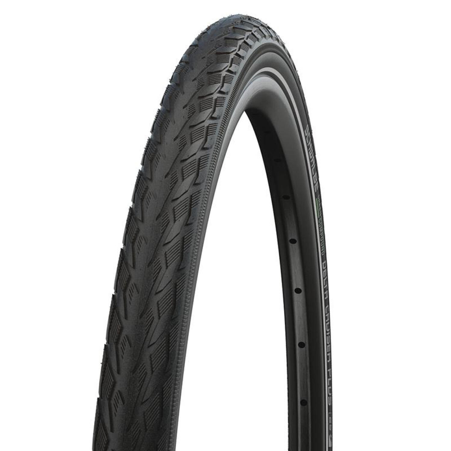 Opona 28"  Delta Cruiser Plus Zielona Punctureguard 40-635 Czarna