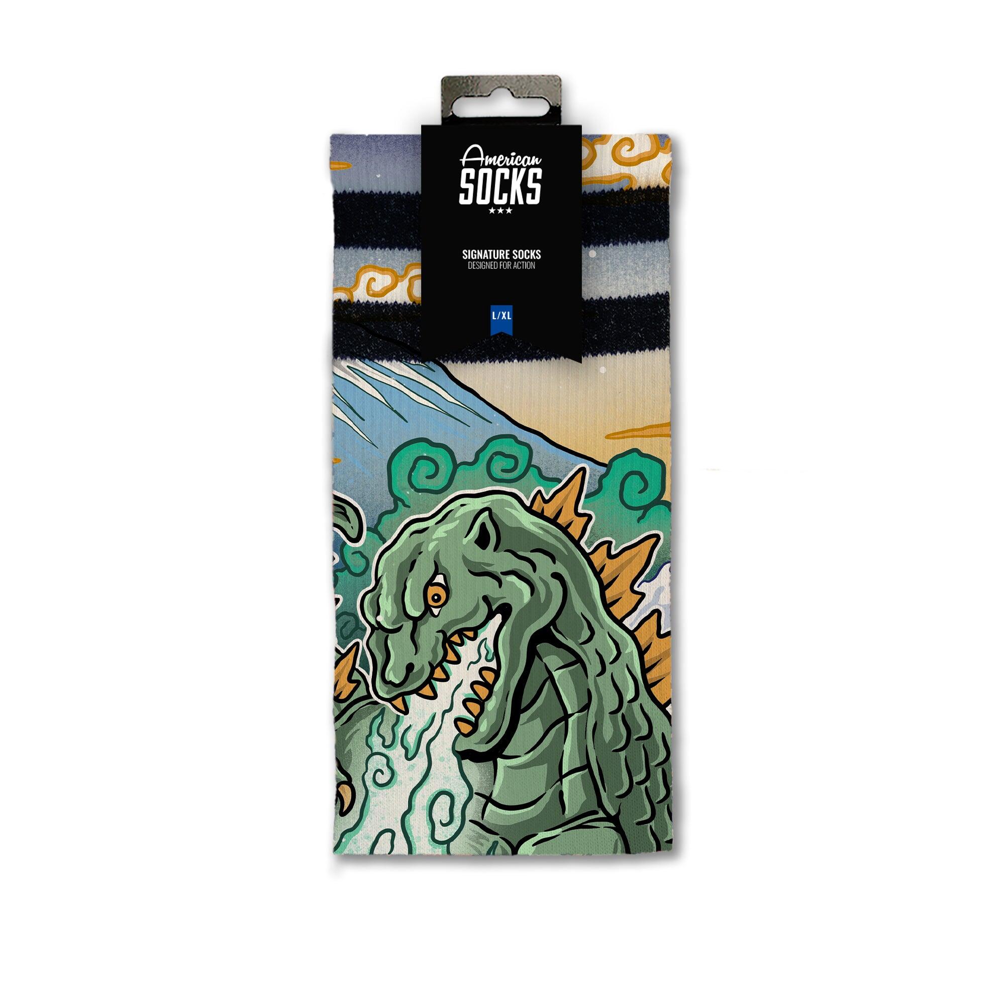 Chaussettes Kaiju King - Mid High - American Socks 6/7