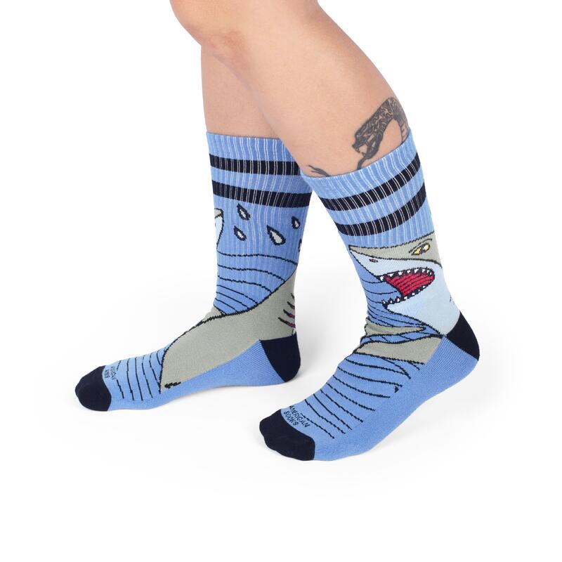 Calcetines Shark Strike - Mid High - American Socks