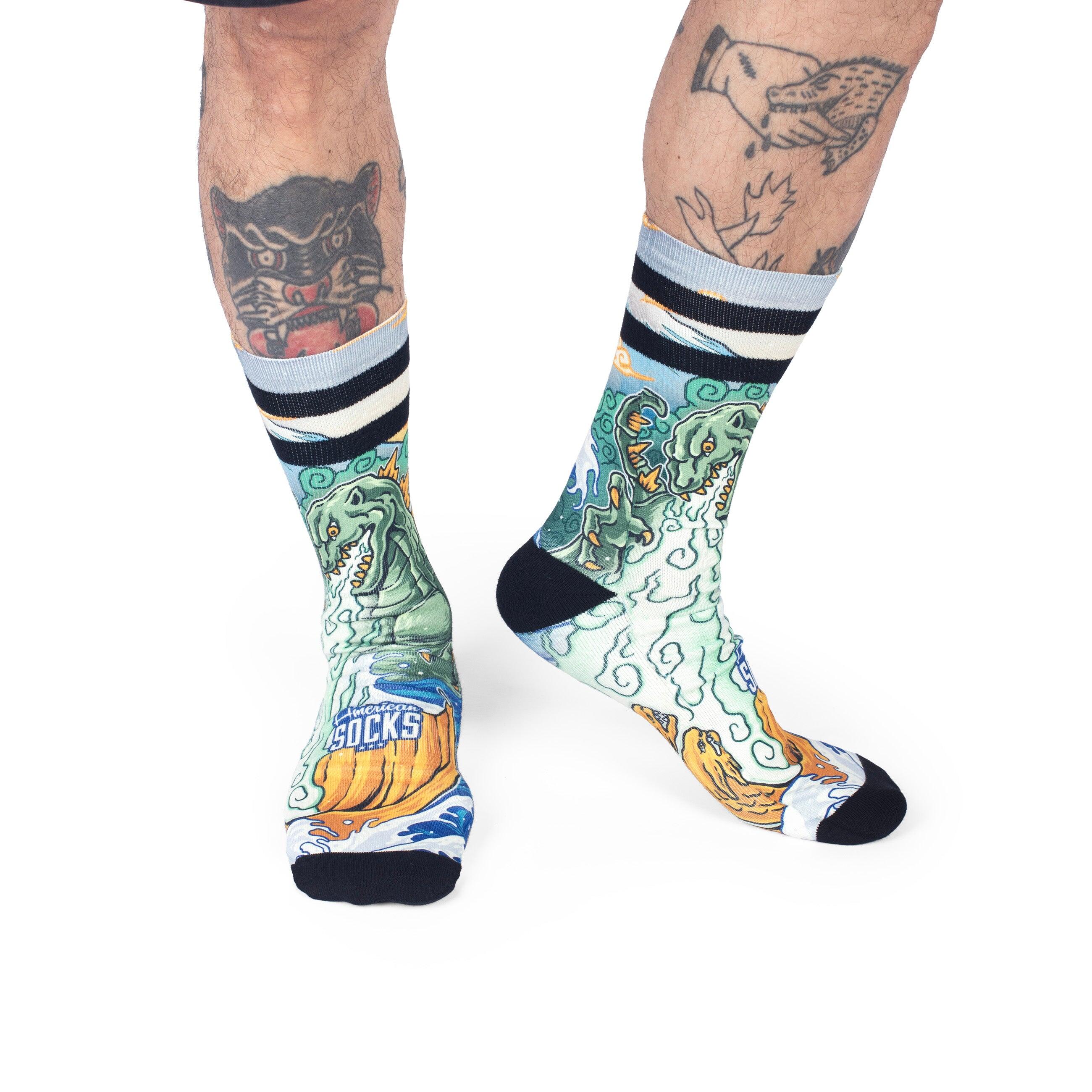 Chaussettes Kaiju King - Mid High - American Socks 4/7