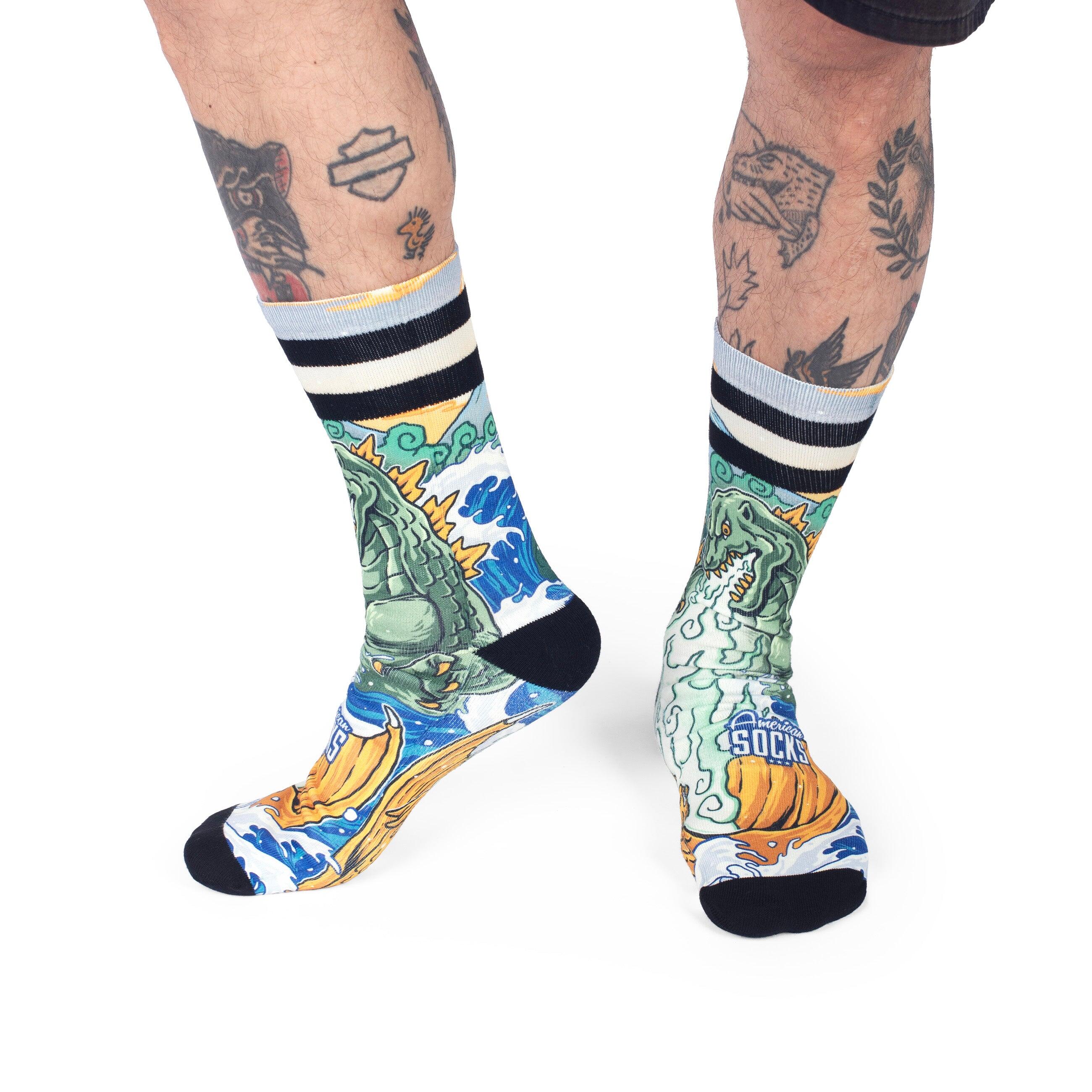 Chaussettes Kaiju King - Mid High - American Socks 5/7