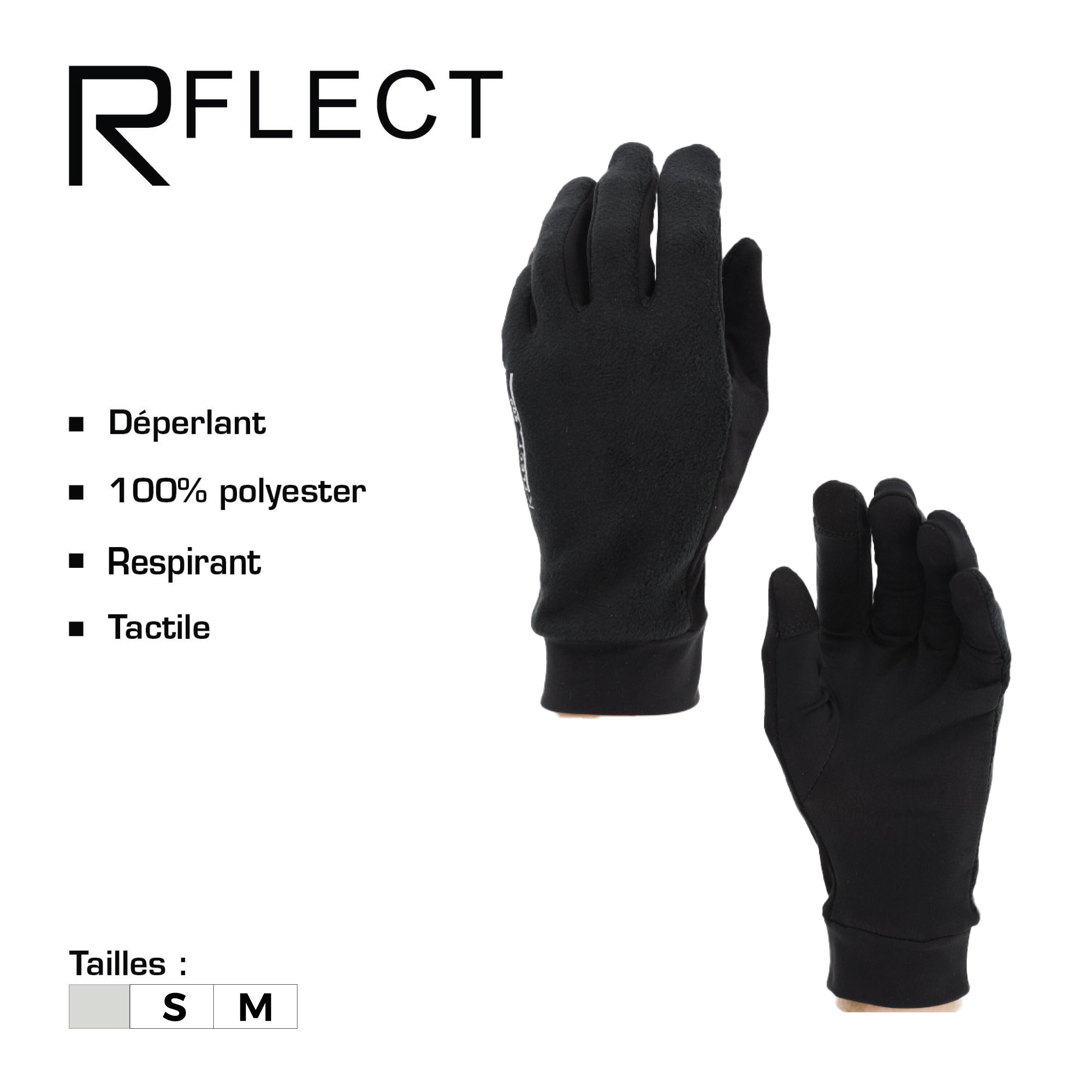 Gants Running 500 R FLECT 3/5