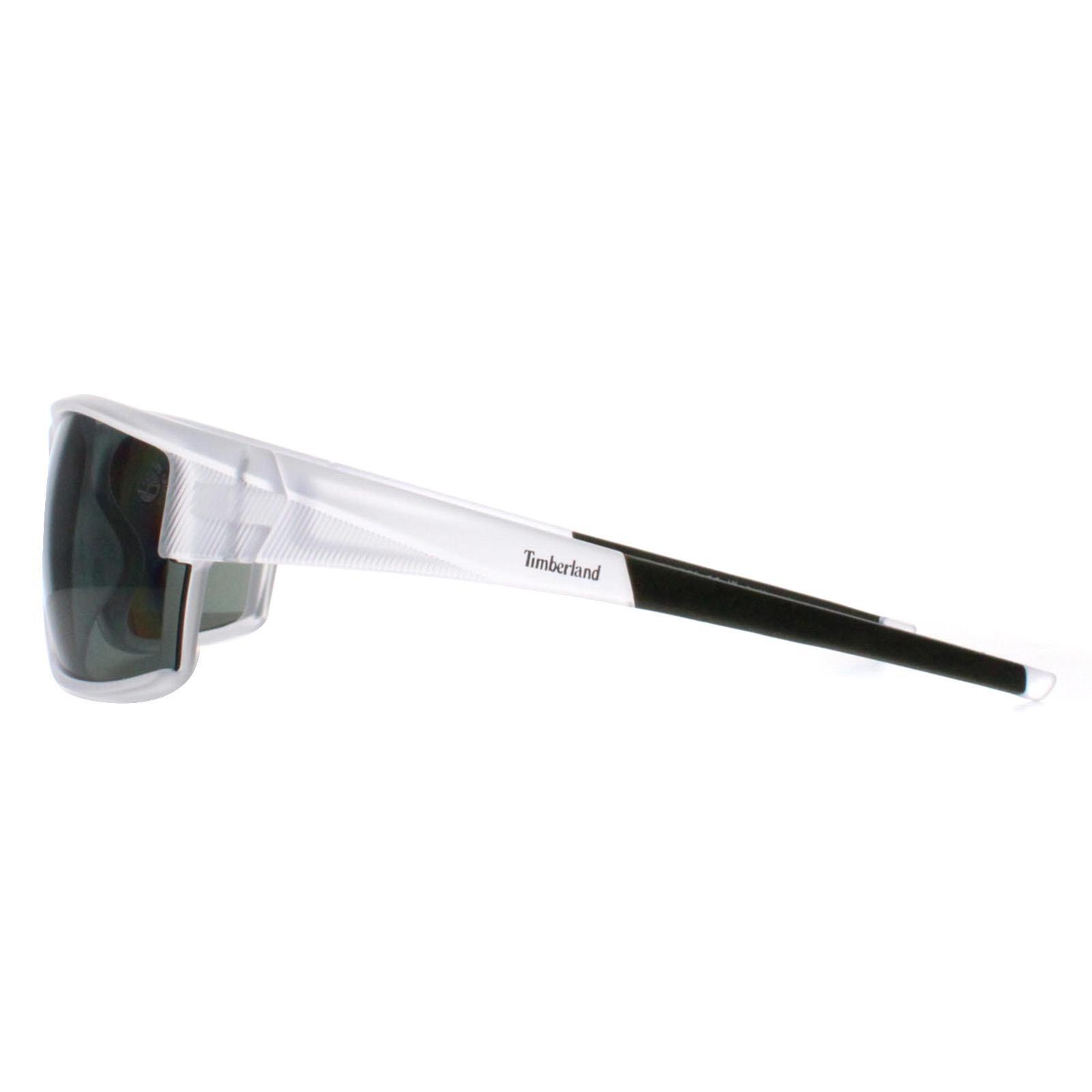 Timberland Wrap Mens Crystal Green Polarized TB9308 3/4