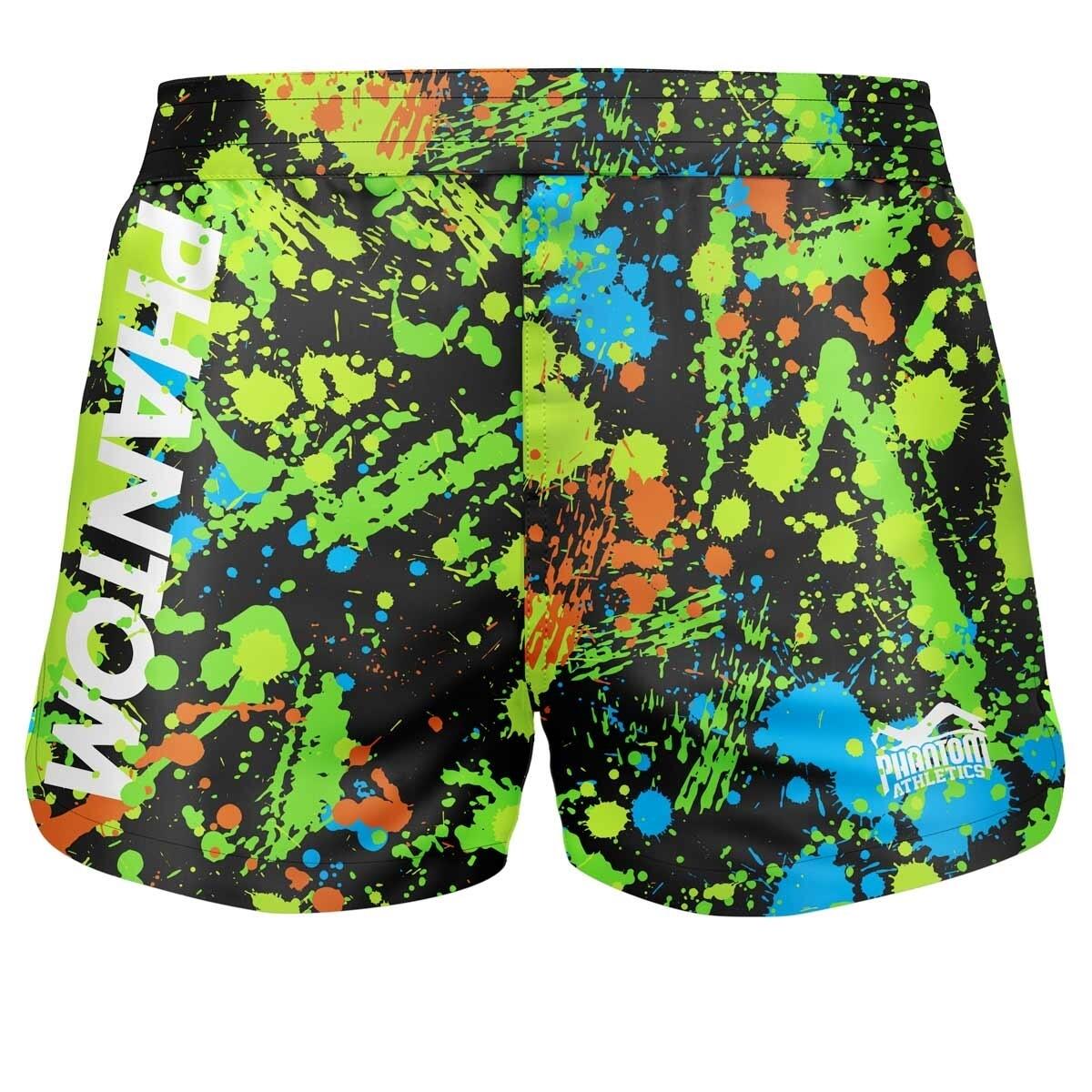 PHANTOM ATHLETICS Fightshorts FUSION Splatter /Neon