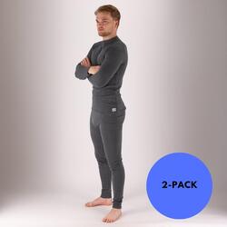 Heatkeeper - Pantalon thermique pour hommes - Anthracite - 2 pièces