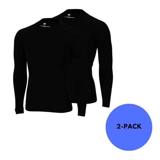 Xtreme - Maglia termica (sotto) uomo - Nero - 2 Pezzi - Abbigliamento termico