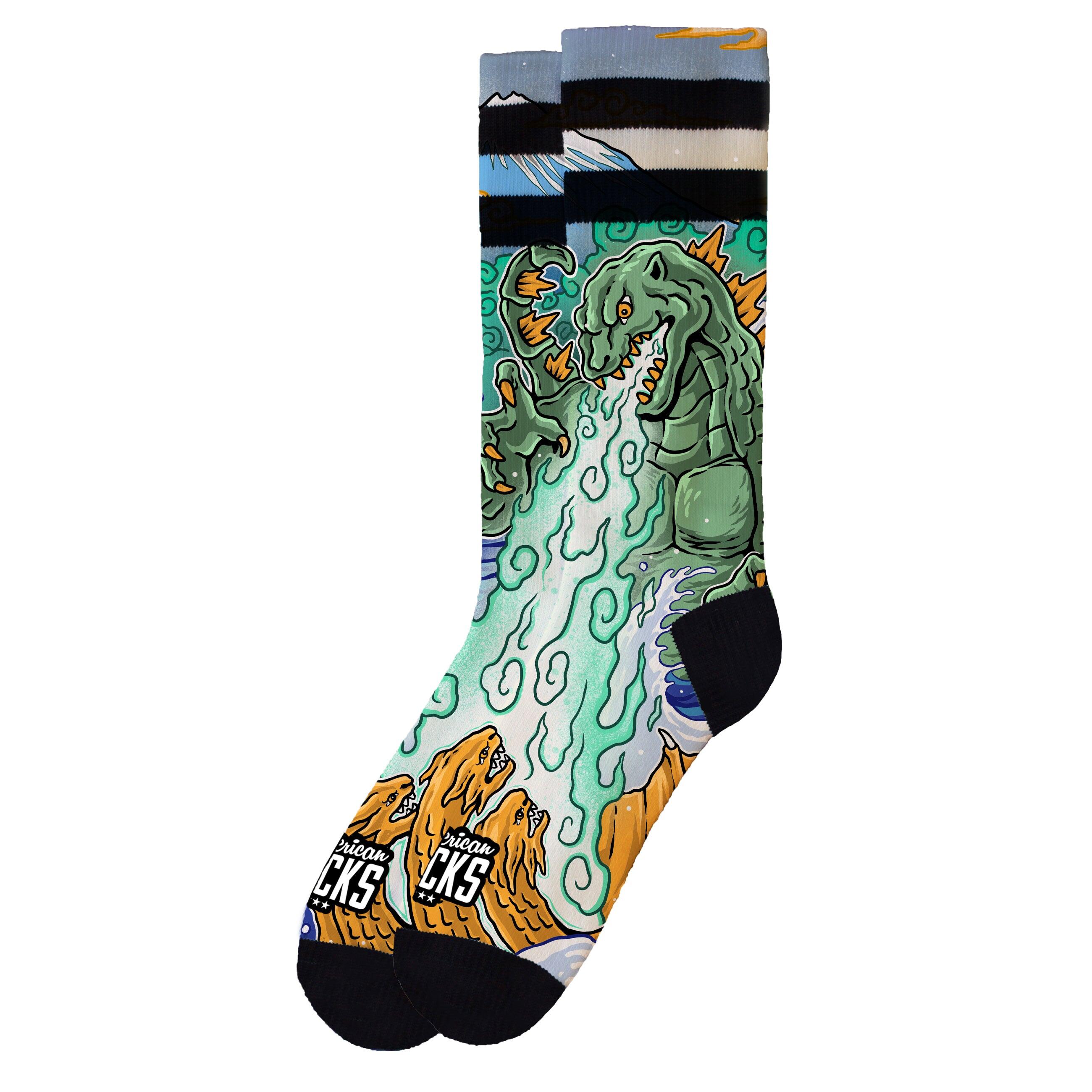 Chaussettes Kaiju King - Mid High - American Socks 3/7