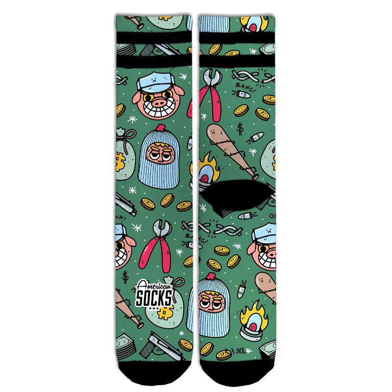 Calcetines Heist Havoc - Mid High - American Socks