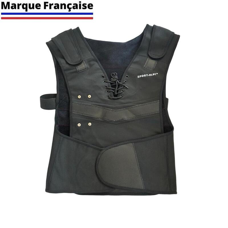 GILET POUR ÉLECTROSTIMULATION COMPATIBLE AVEC COMPEX, CEFAR, SPORT-ELEC