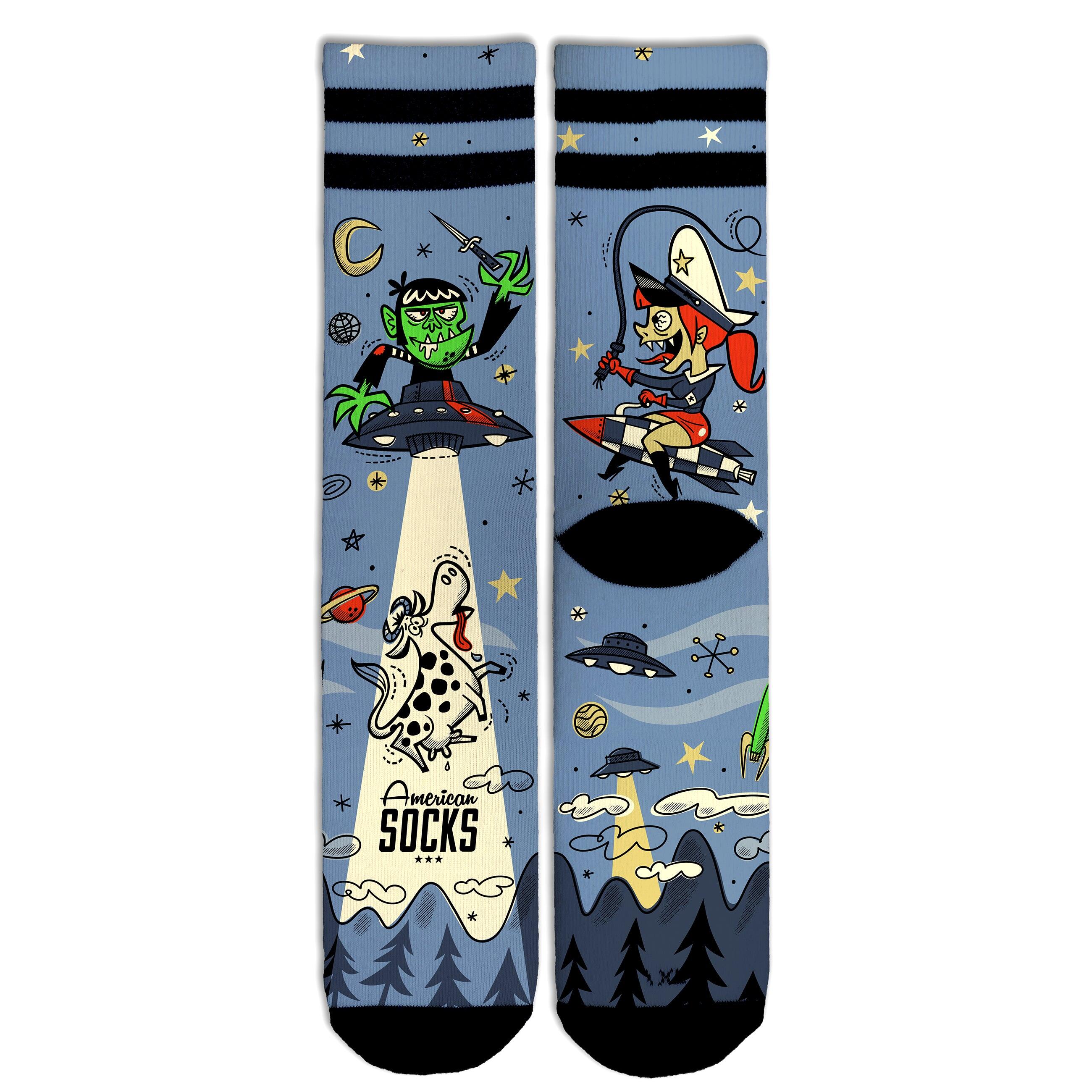 Calcetines Alien Snatch - Mid High - American Socks 2/6