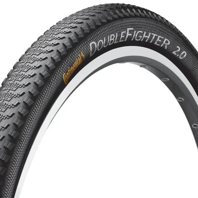 DoubleFighter III Tyre-Wire Bead MTB Black/Black 24X2.0"
