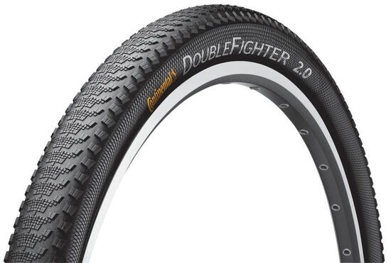 Continental Reifen Double Fighter III 24x2.00" 50-507 schwarz/schwarz