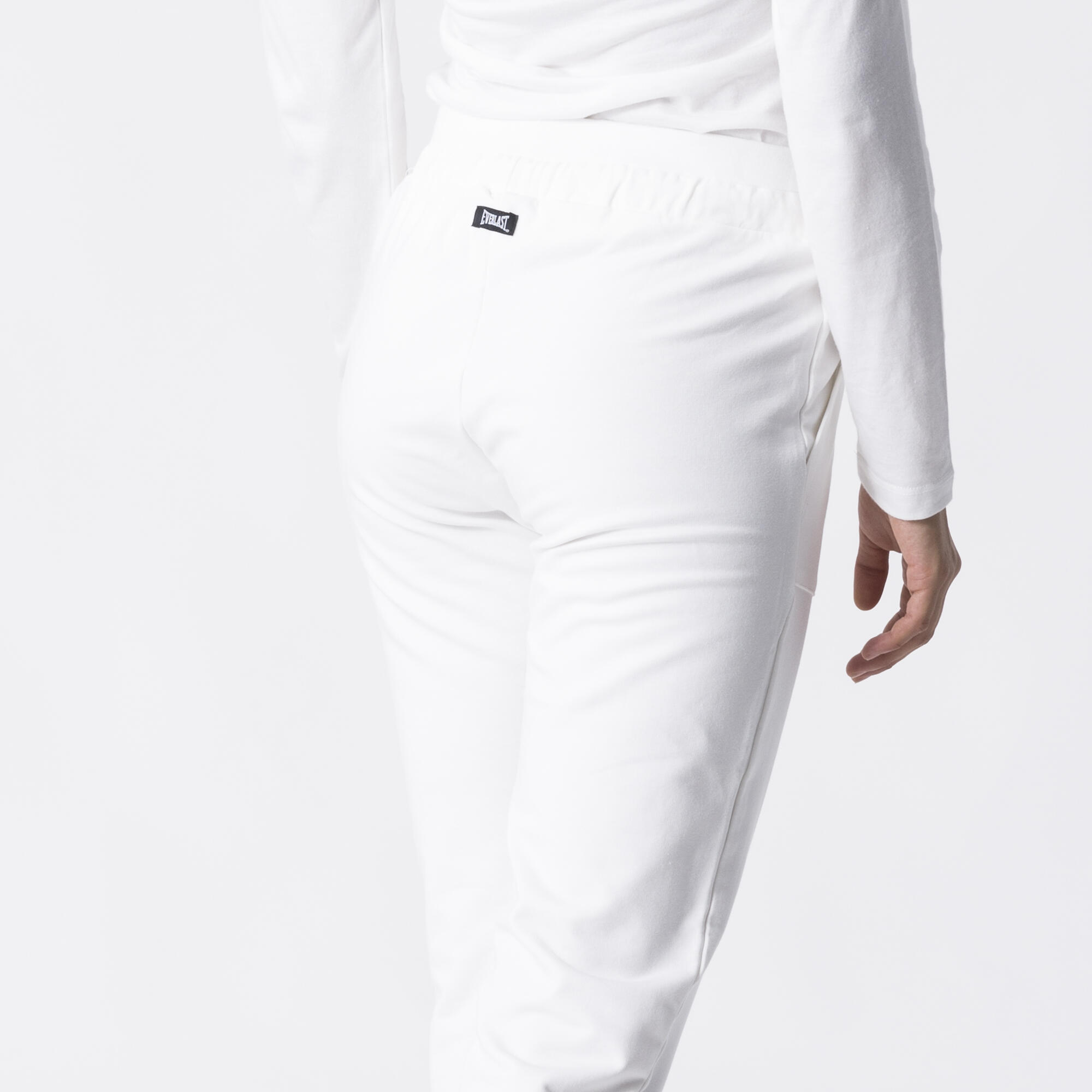PANTALÓN DE MODAL DE FELPA BLANCO SOBRE BLANCO ALGODÓN, MODAL, ELASTANO 6/6