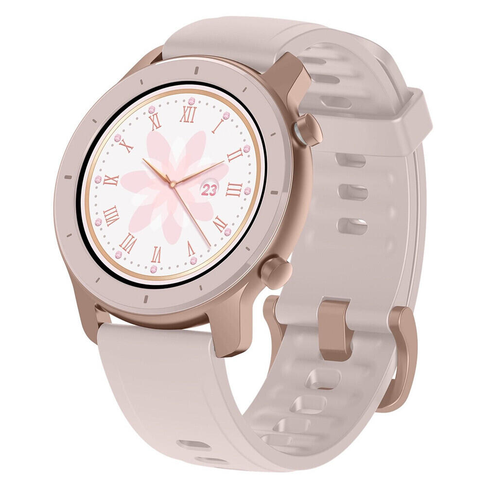 Segunda Vida - Amazfit GTR 42 mm - Rosa Flor de Cerejeira/Rosa - Como novo