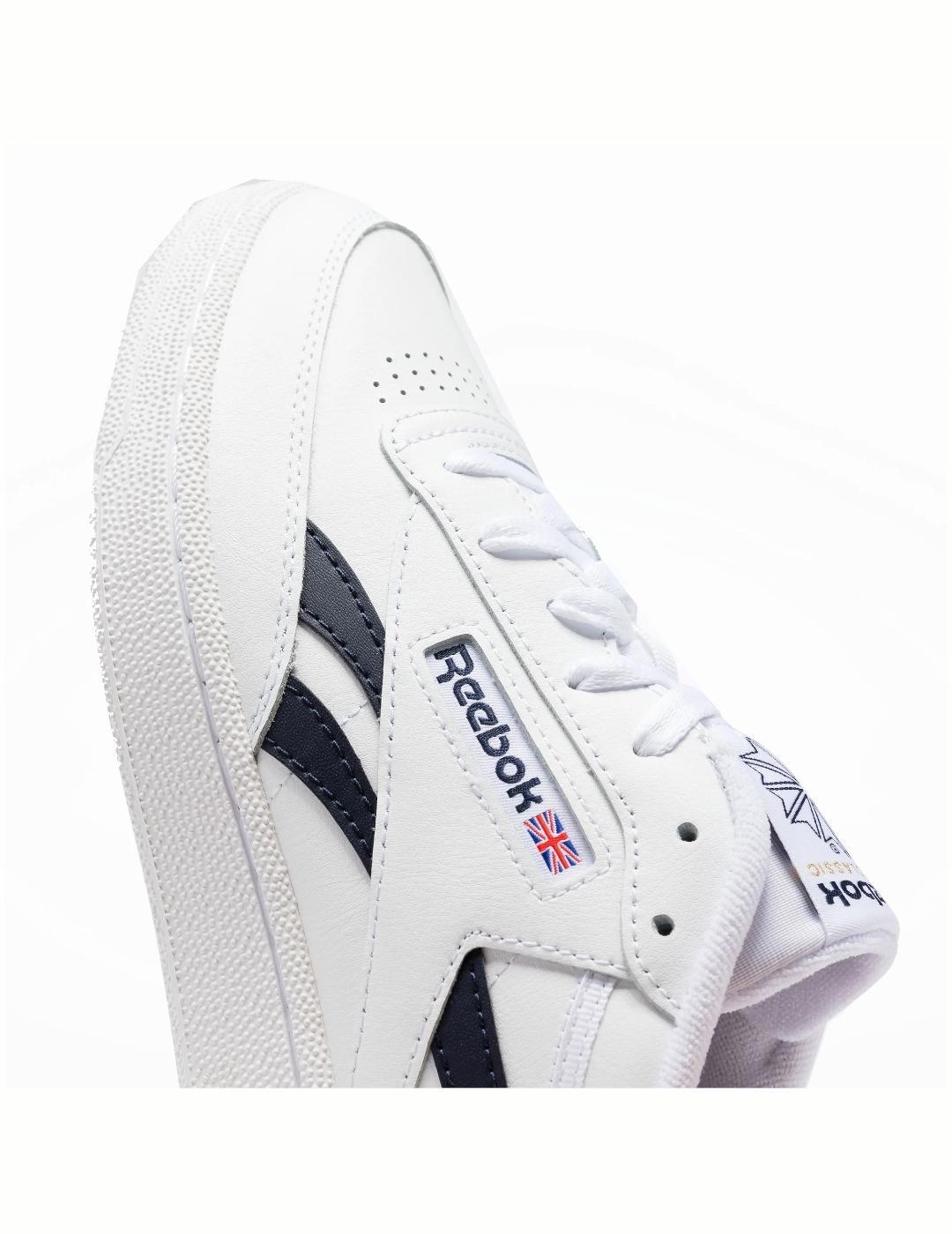 Ténis masculinos Reebok Club C Revenge brancos. 6/7