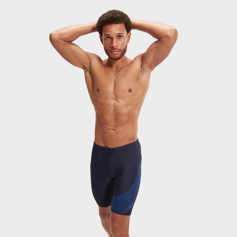 Speedo Heren Zwemjammer Medley Logo True Navy/True Cobalt