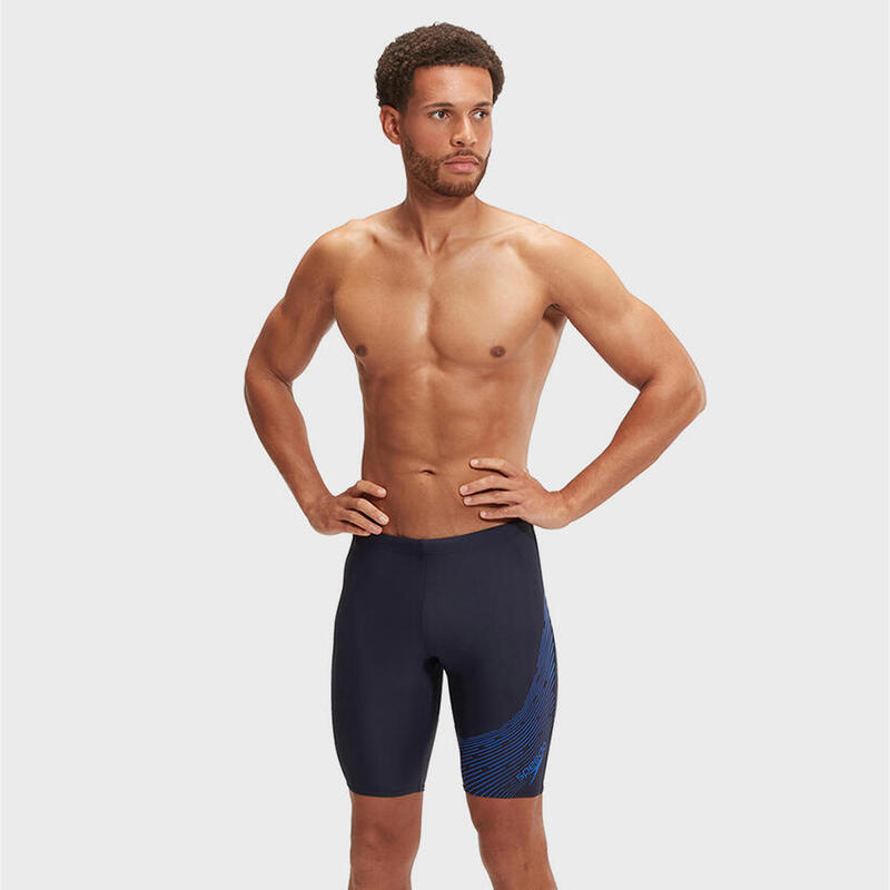 Speedo Heren Zwemjammer Medley Logo True Navy/True Cobalt