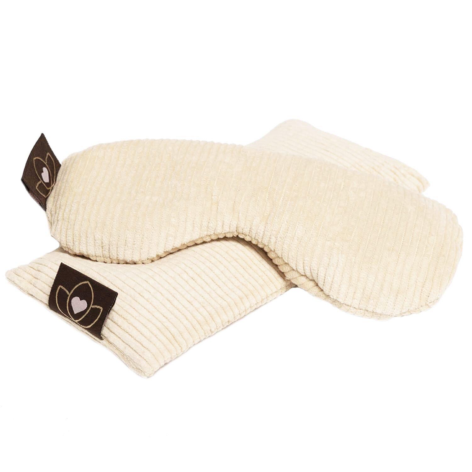 Lotus Oogkussen rib lavendel gevormd sand eco 2/5