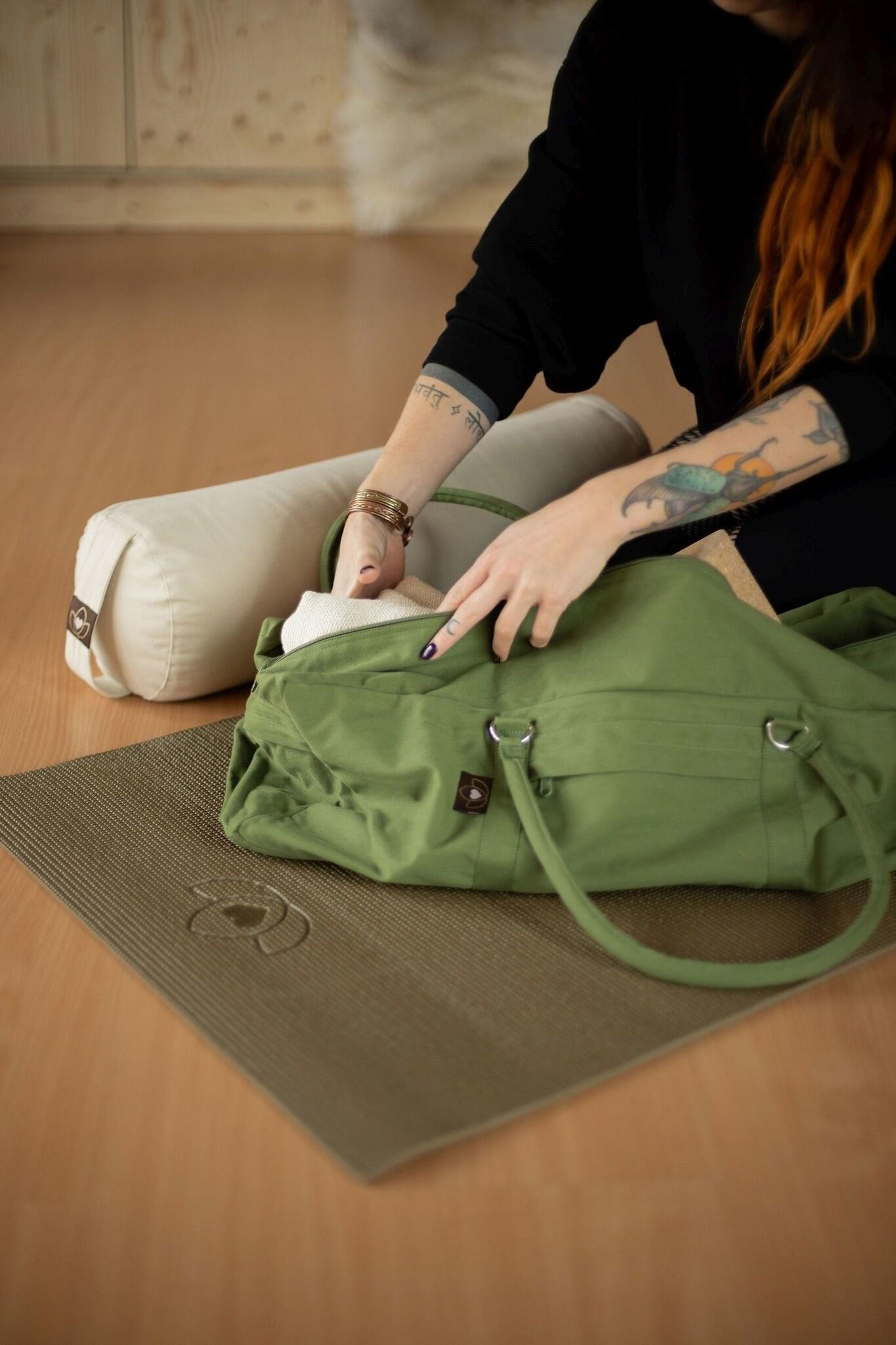Luxe yogatas hummer olijfgroen 5/5