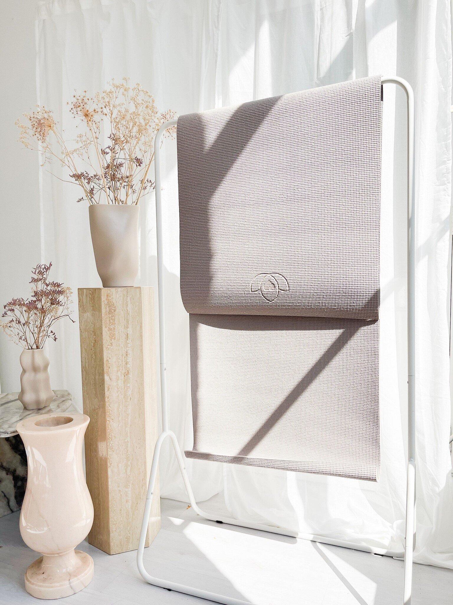 Lotus Yogamat sticky extra lang taupe - 200 cm 5/5