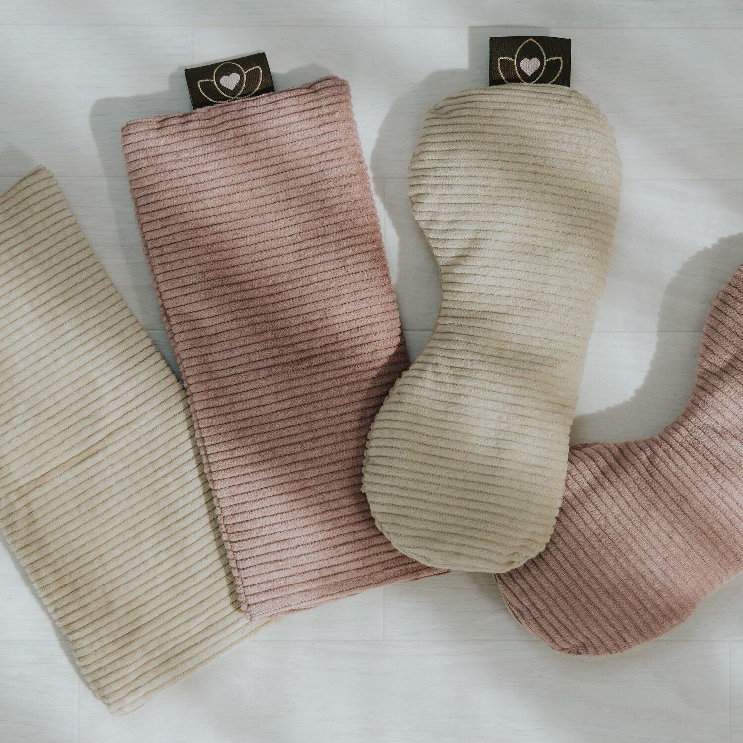 Lotus Oogkussen rib lavendel oudroze eco 3/5
