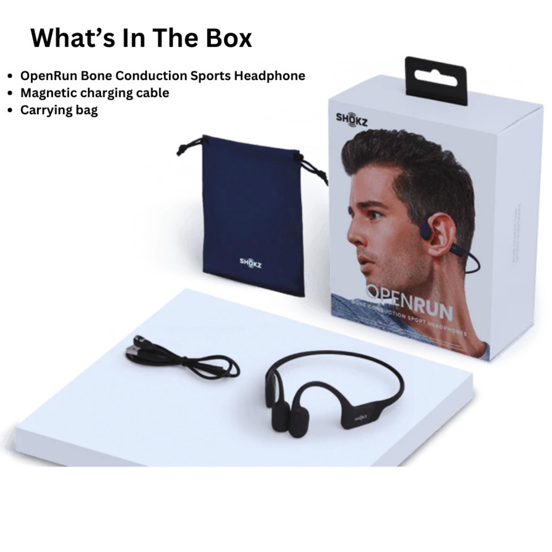 Shokz OpenRun Bone Conduction Bluetooth Sports Headphones (S803