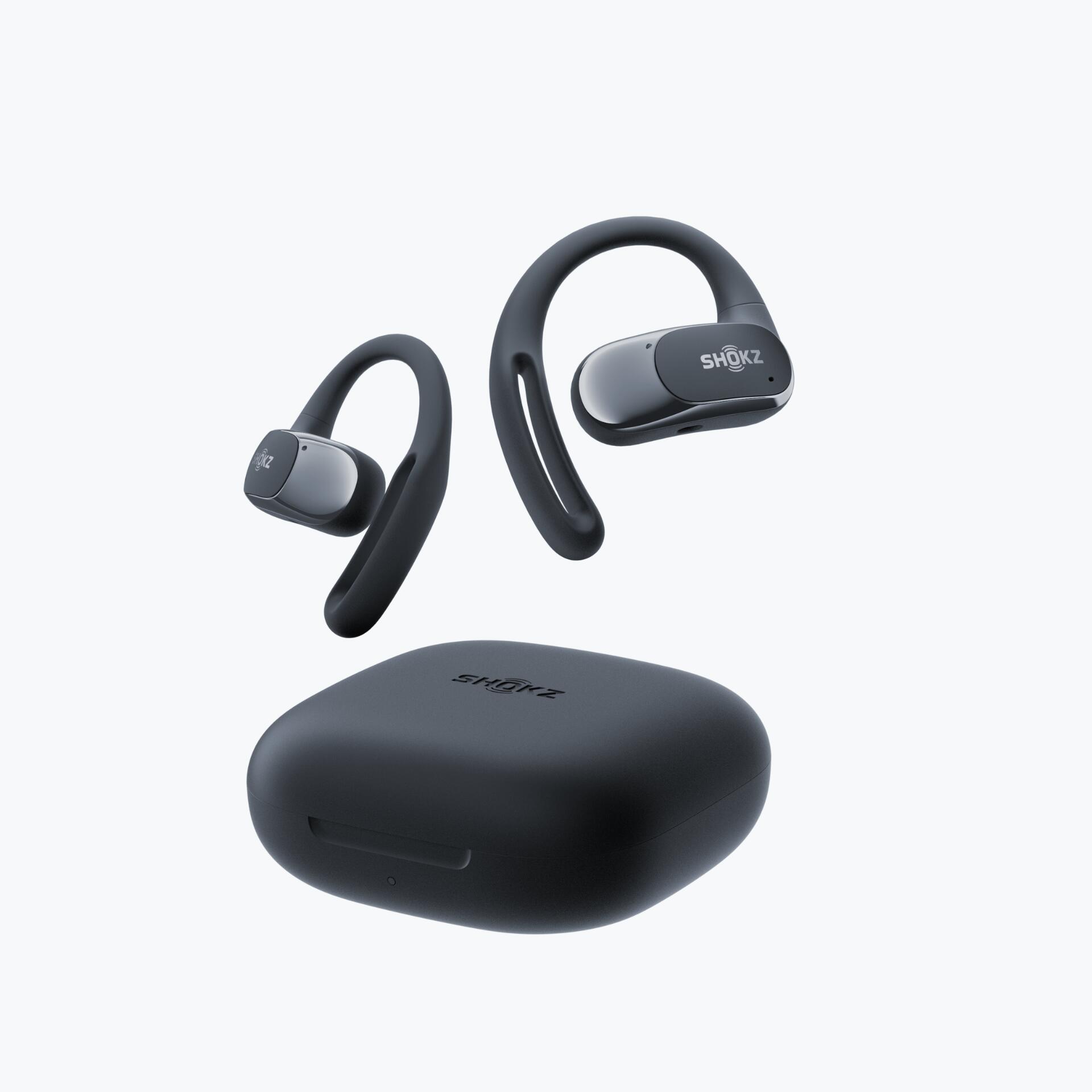 Shokz OpenFit Air Open-Ear True Wireless Earbuds (T511)-Black