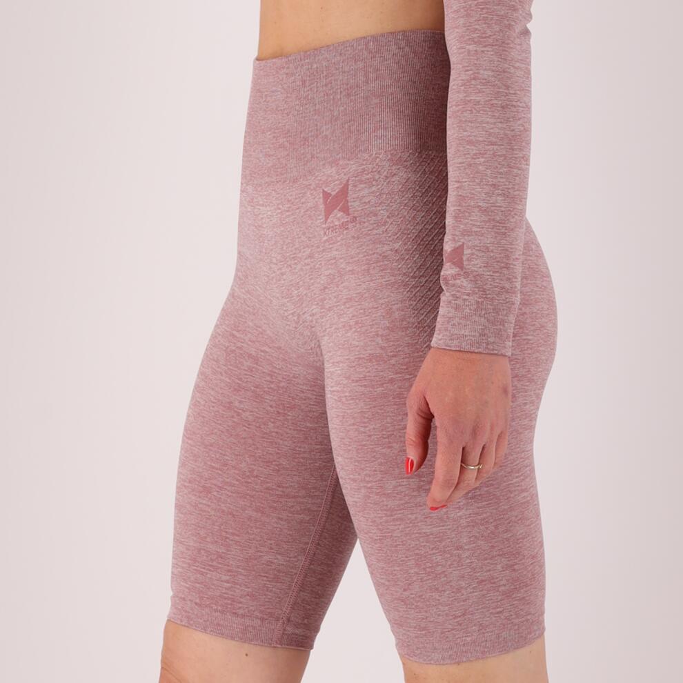 Xtreme - Sport crop top dames - Lange mouwen - Roze - 1-Stuk - Sport top dames 2/7