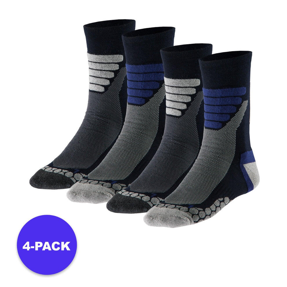Xtreme - Wandelsokken Unisex - Multi Blauw - 4-Paar - Wandelsokken heren & dames 2/7