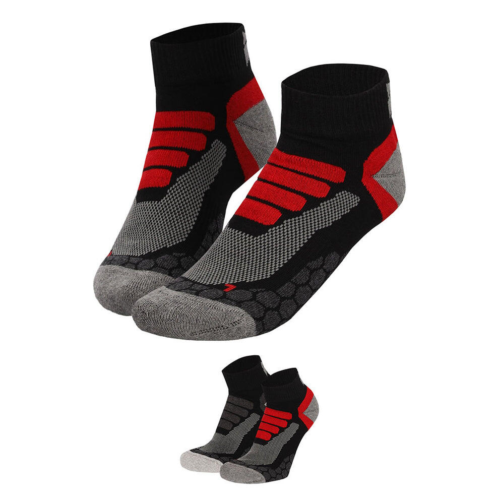 Xtreme - Chaussettes de marche basses - Unisexe - Multi noir - 4 paires - 3/5