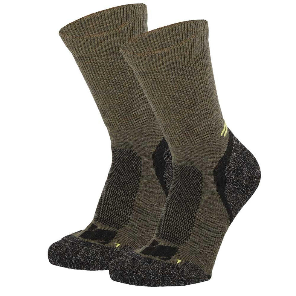 Xtreme - Hiking sokken Wol - Groen - 4-Paar - Multipack Hiking sokken 2/7