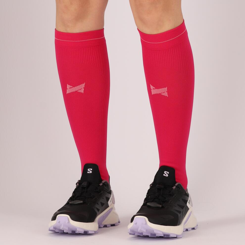 Xtreme - Running/Compressiesokken - 4-Pack - Roze Compressiekousen hardlopen 2/7