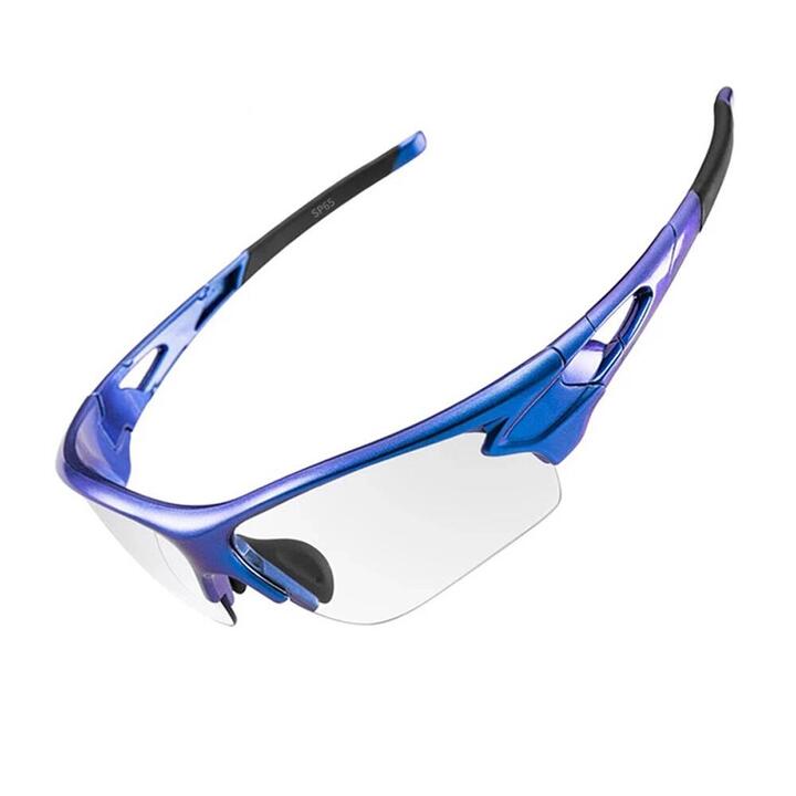 SCVCN Lunettes De Cyclisme Photochromiques S120 – Verres PC UV400, Monture TR90, Plaquettes Réglables – Protection Anti-Buée, Léger 22g