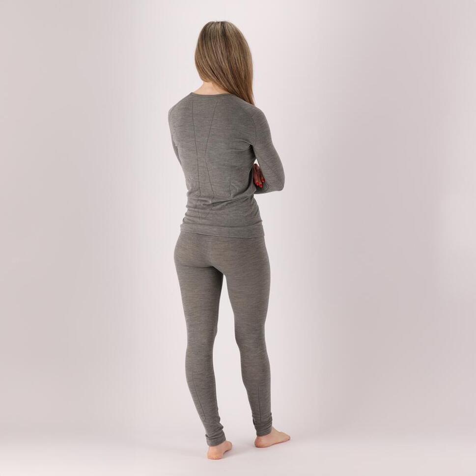 Spodnie termoaktywne damskie - Multi Grey - 2 sztuki - Odzież termoaktywna
