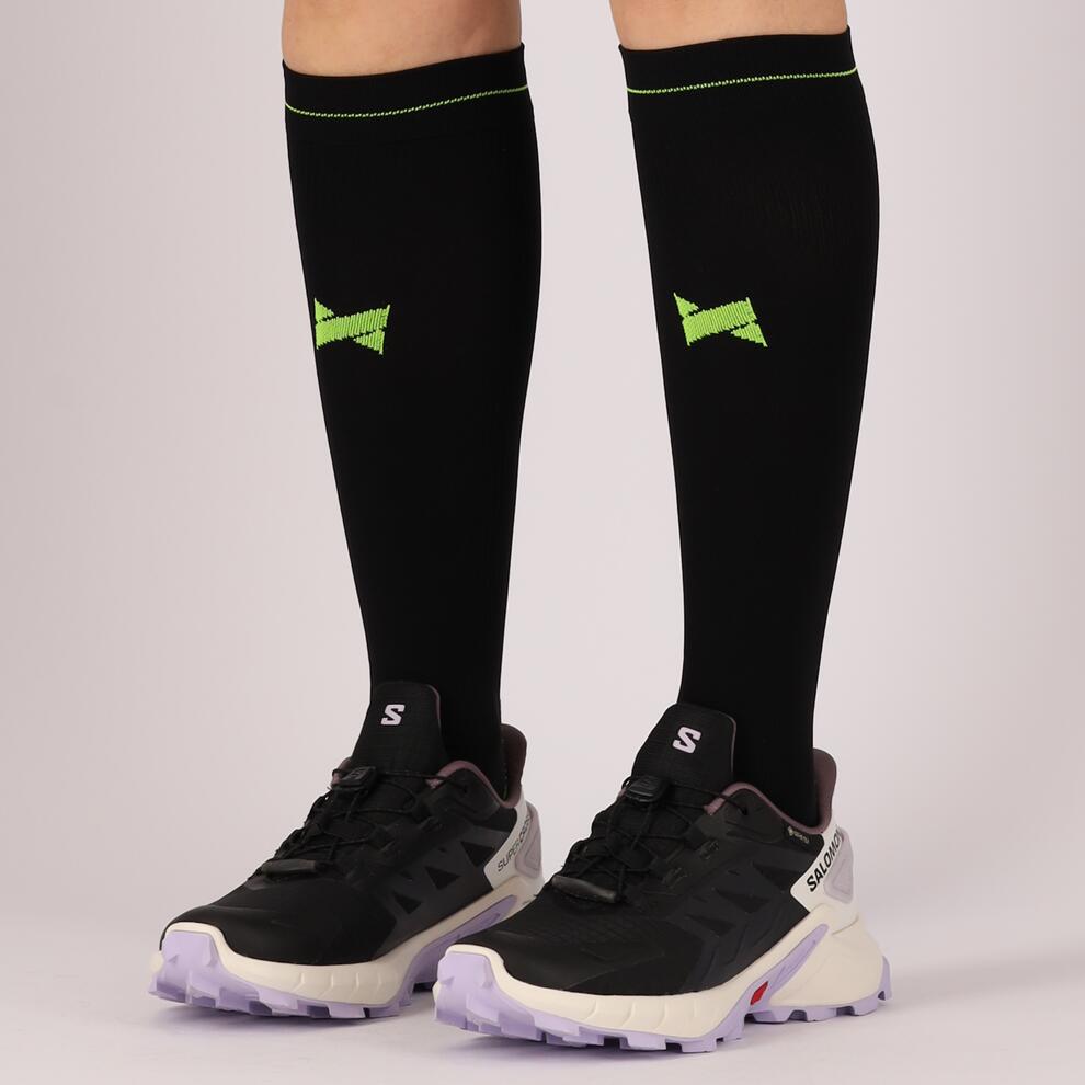 Xtreme - Compressie sportsokken - Unisex - Multi zwart - 2 Paar- Hardloopsokken 2/7
